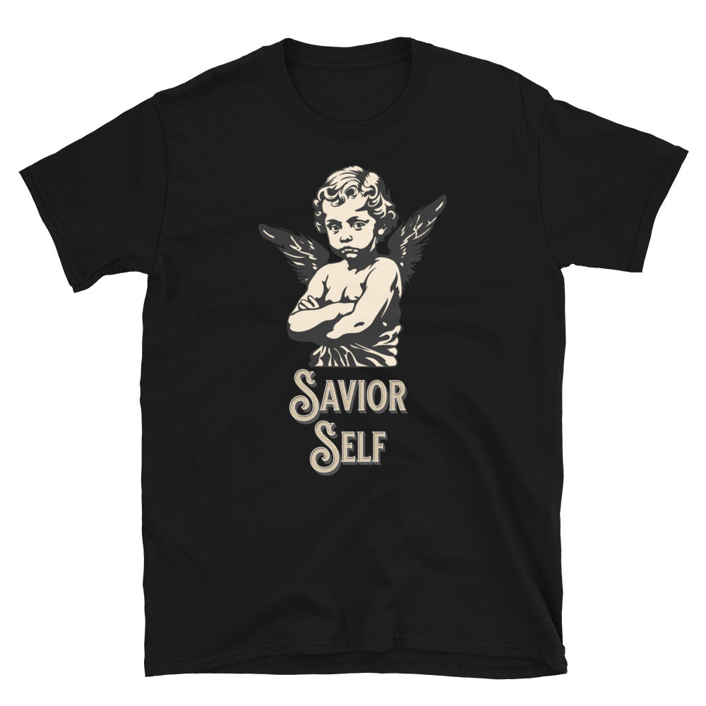Savior Self Boy Angel TShirt - Black Color - https://ascensionemporium.net
